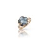 Petit Joli Lunaire Ring in 18K Rose Gold with Onyx, White Moonstone, White and Champagne Diamonds Petit Joli Lunaire Ring in 18K Rose Gold with Onyx, White Moonstone, White and Champagne Diamonds