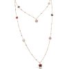 Figlia Dei Fiori Sautoir in 18k Rose Gold with "Earth" gems and Diamonds