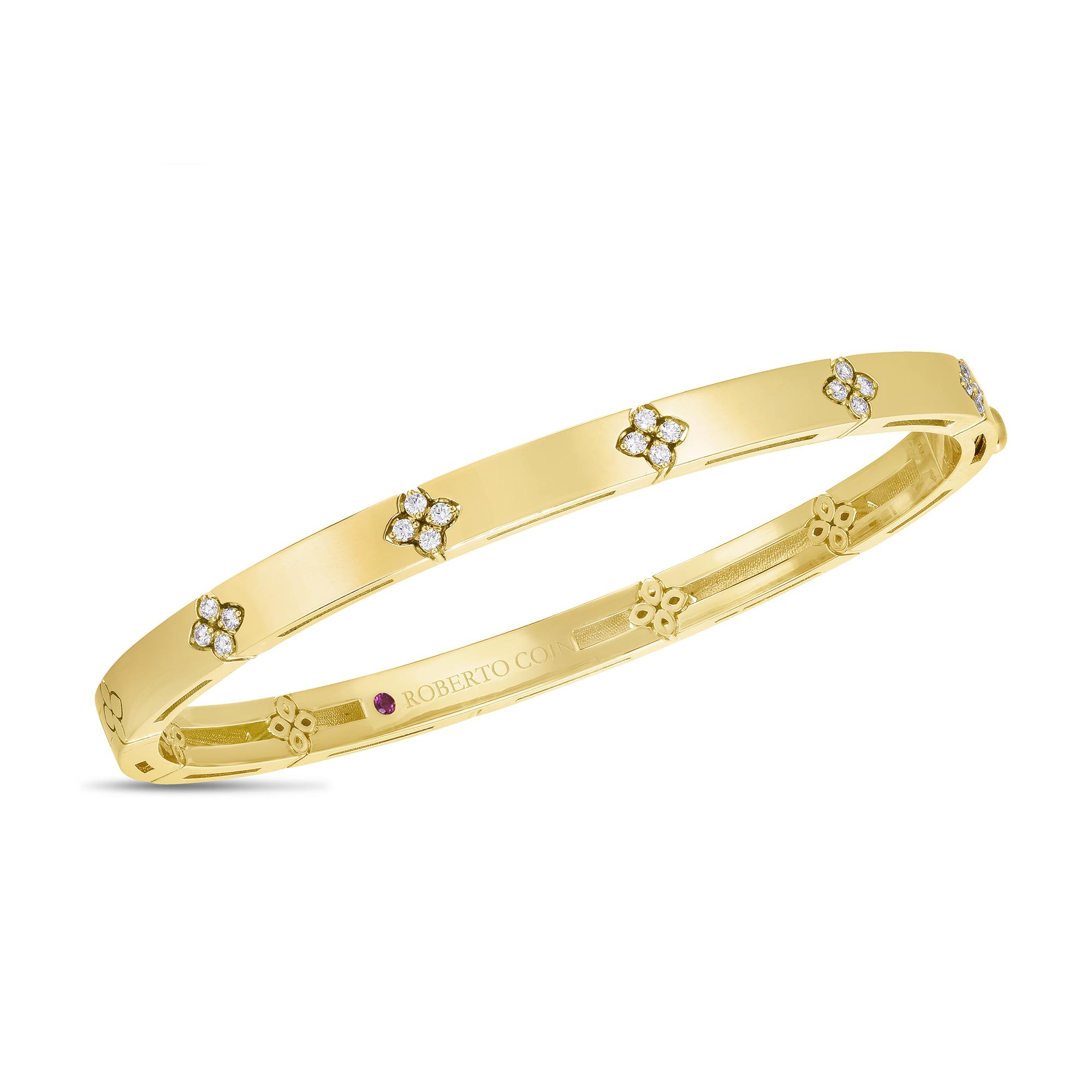 Love in Verona Bracelet in 18k Yellow Gold with Diamonds and Rubies Love in Verona Bracelet in 18k Yellow Gold with Diamonds and Rubies