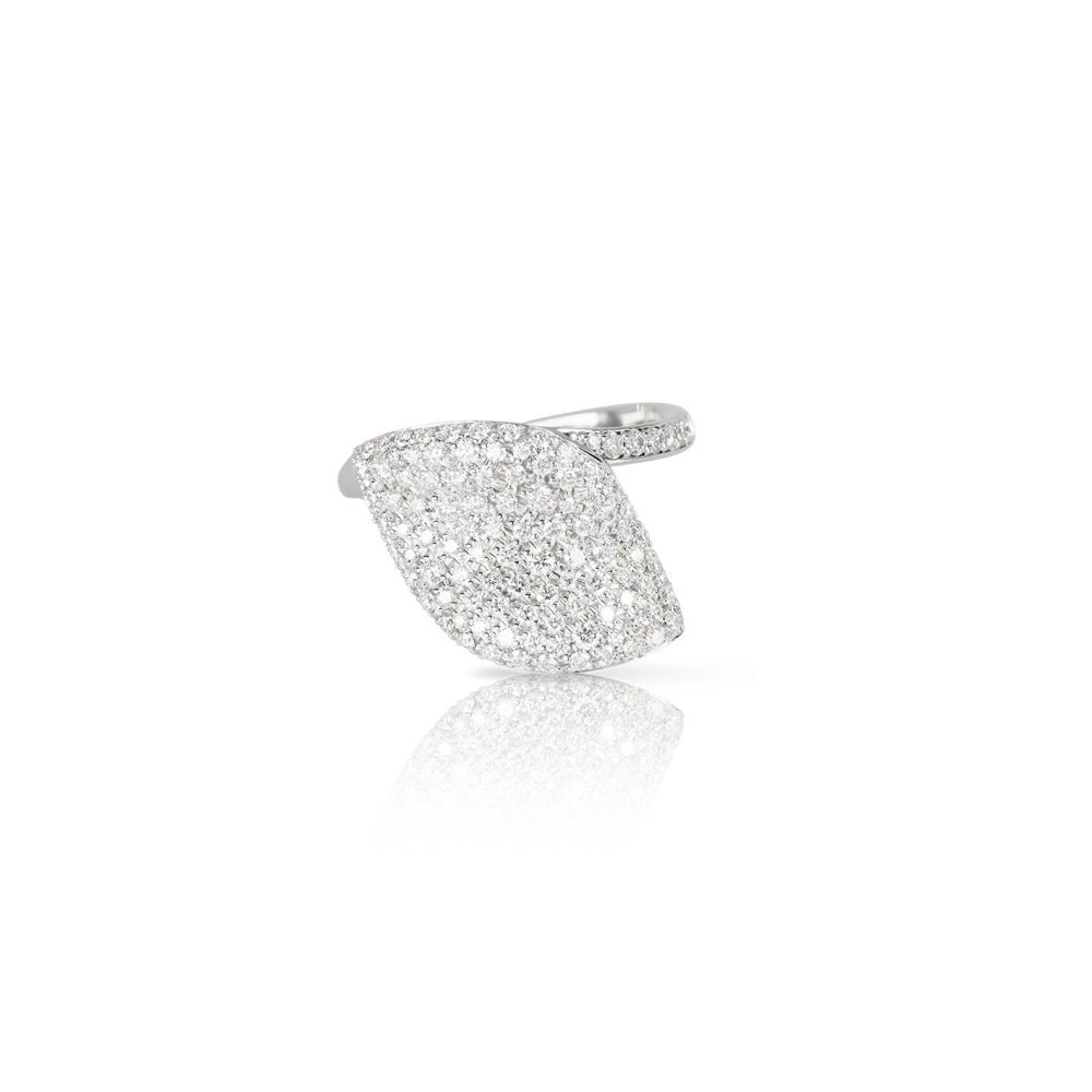 Aleluia Ring in 18k White Gold with Diamonds