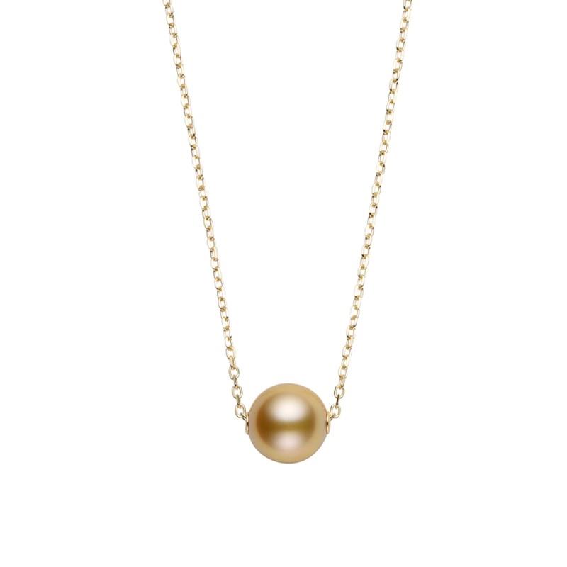 Necklace in 18k Yellow Gold with South Sea Pearl 10-11mm(1)
