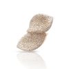 Aleluia Ring in 18k Rose Gold with White and Champagne Diamonds