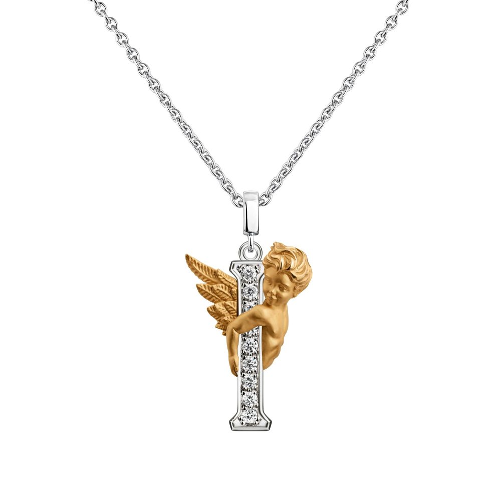 Колье My Angel I из желтого и белого золота 18 карат с бриллиантами.