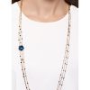 Bon Ton Necklace in 18k Rose Gold with London Blue Topaz and Diamonds Bon Ton Necklace in 18k Rose Gold with London Blue Topaz and Diamonds
