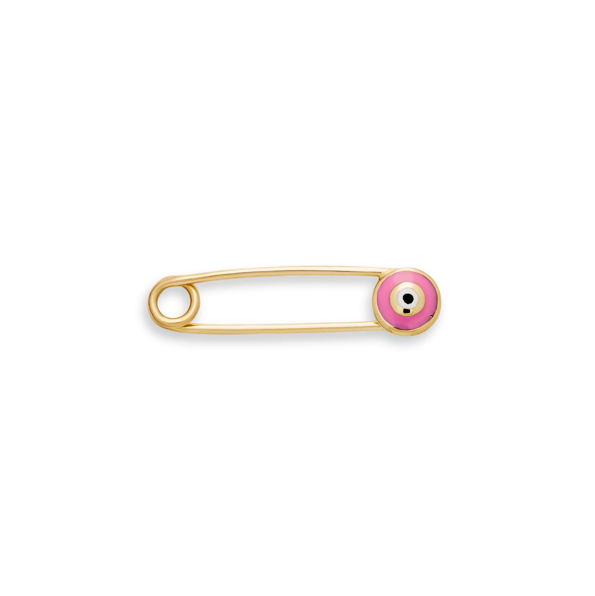 Ulysses Kid Brooch in 14K Yellow Gold with Enamel