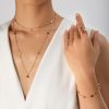Figlia Dei Fiori Sautoir in 18k Rose Gold with "Earth" gems and Diamonds