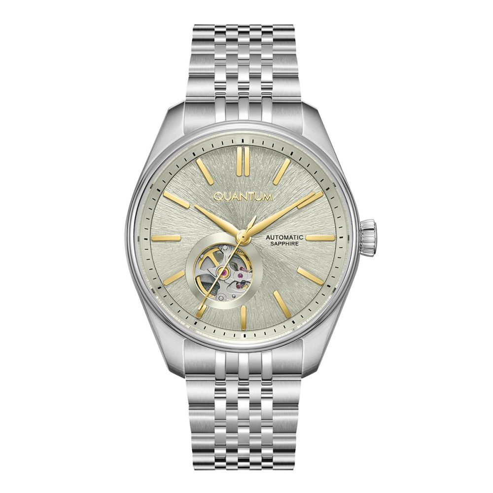Quantum Q-Master Analog, Automatic Watch in Stainless Steel With Metal Bracelet 41mm