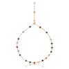 Figlia Dei Fiori Necklace in 18k Rose Gold with Colorful Gemstones Figlia Dei Fiori Necklace in 18k Rose Gold with Colorful Gemstones