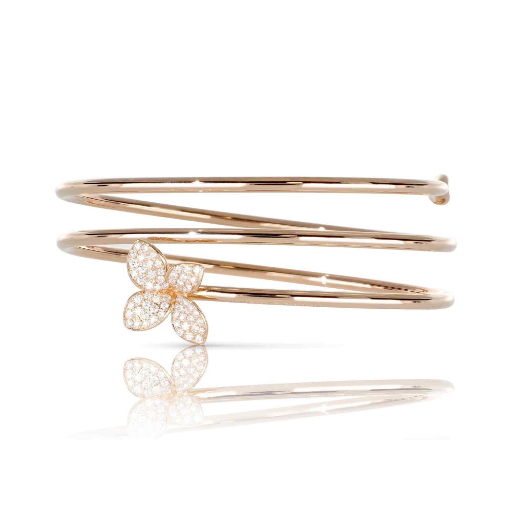 Petit Garden Bracelet in 18k Rose Gold with Diamonds
