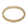Princess Bracelet engraved in 18K Yellow Gold with Diamonds and Ruby Princess Bracelet engraved in 18K Yellow Gold with Diamonds and Ruby