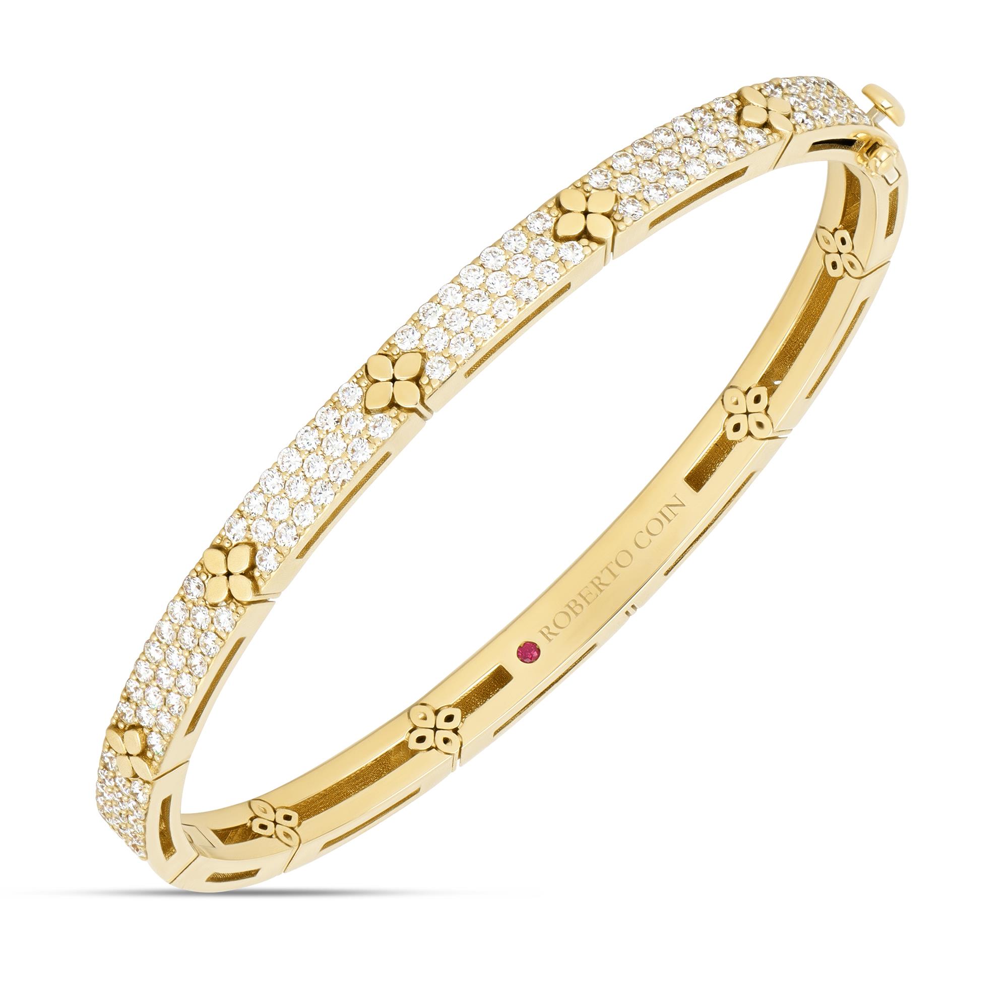 Love in Verona Bracelet in 18k Yellow Gold with Diamonds and Rubies Love in Verona Bracelet in 18k Yellow Gold with Diamonds and Rubies