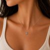 Necklace in Silver 925 with Enamel and Zircon 45cm Necklace in Silver 925 with Enamel and Zircon 45cm