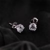 Earrings in Silver 925 with Zircon 0.5cm Earrings in Silver 925 with Zircon 0.5cm