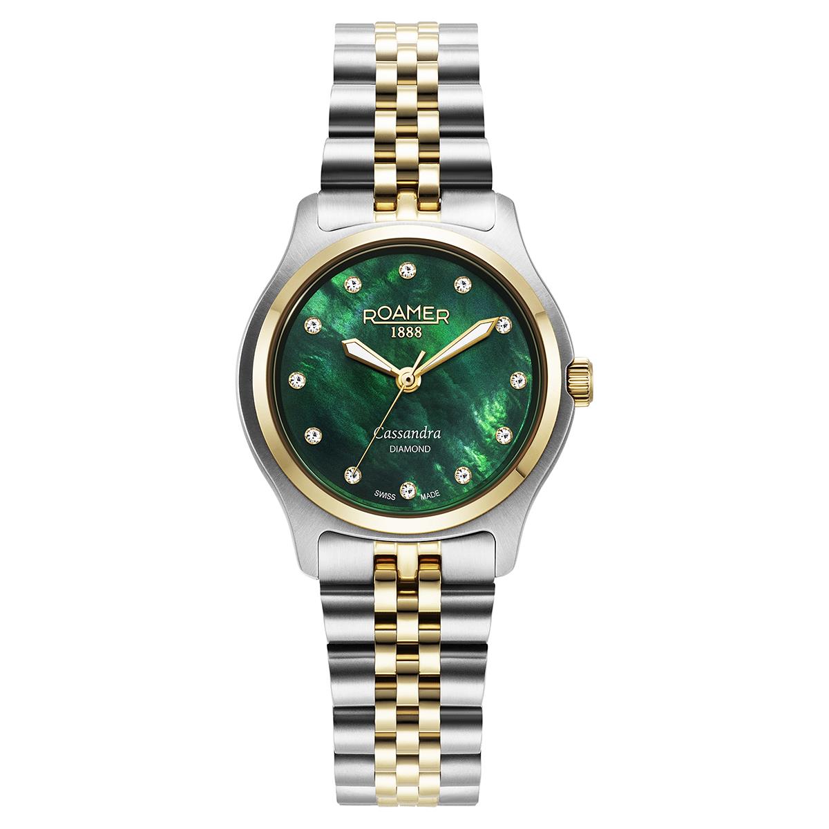 Roamer Cassandra Diamond Analog Watch in Stainless Steel with Diamonds 31mm