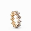 Ring Multi Size Flower, Full 2 Points in 18K Rose Gold With Diamonds Ring Multi Size Flower, Full 2 Points in 18K Rose Gold With Diamonds