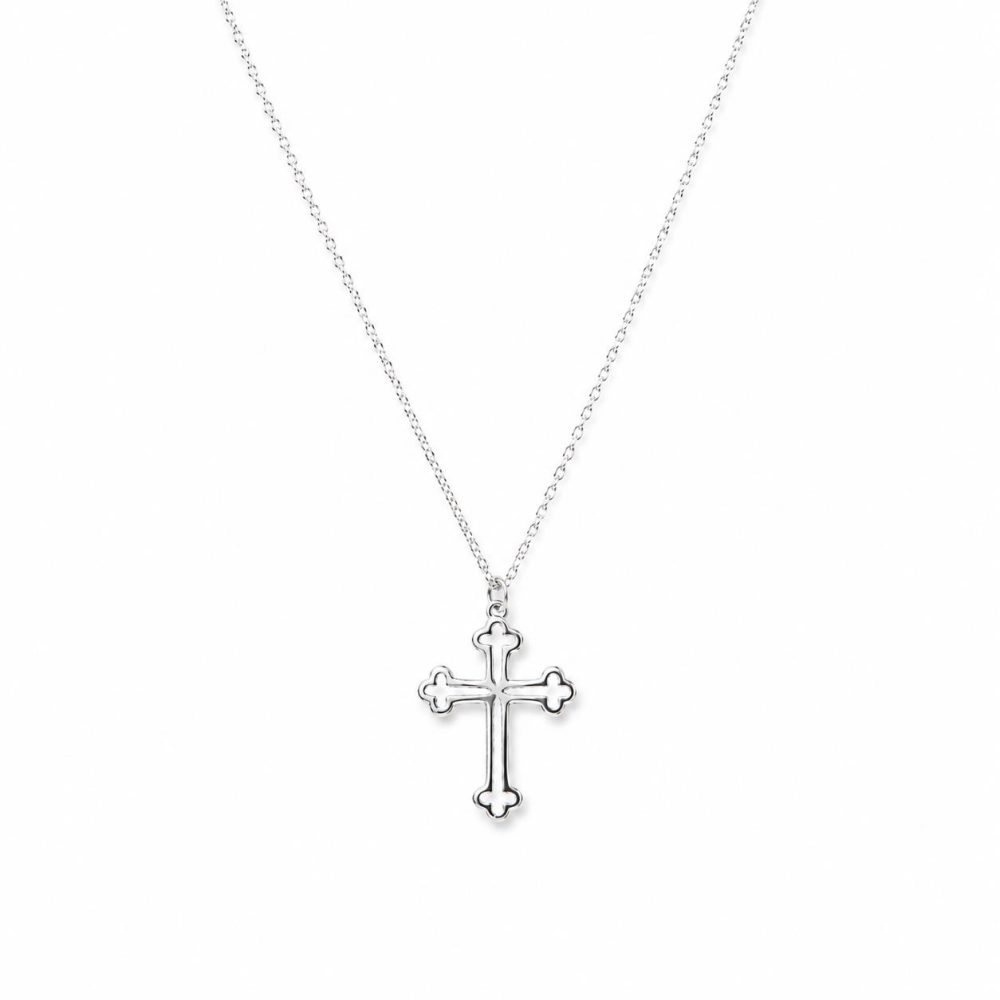Крест из серебра 925 пробы 45 см