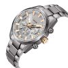 Quantum Adrenaline Analog Watch, Chronograph with Date Display in Stainless Steel with Metal Bracelet 42 mm