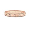 Lumiere Fluted Bracelet in 18K Rose Gold with Diamonds Lumiere Fluted Bracelet in 18K Rose Gold with Diamonds