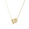 Espira Necklace in 18K Yellow Gold with Diamonds Espira Necklace in 18K Yellow Gold with Diamonds