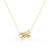 Espira Necklace in 18K Yellow Gold with Diamonds Espira Necklace in 18K Yellow Gold with Diamonds