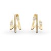 Espira Earrings in 18K Yellow Gold with Diamonds